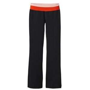 Patagonia Pliant Pants Women Medium Black Wide Leg Yoga Active Stretch Hike